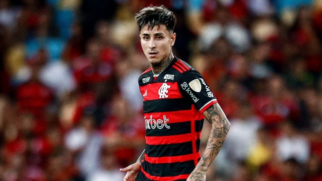   Erick Pulgar volvió a las canchas en clasificación de Flamengo a octavos de la Libertadores 