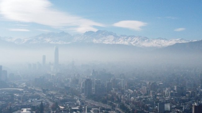   Hay preemergencia ambiental este viernes en la Región Metropolitana 