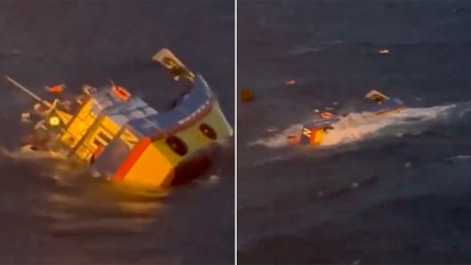   Embarcación naufragó en canal Moraleda, en Aysén 