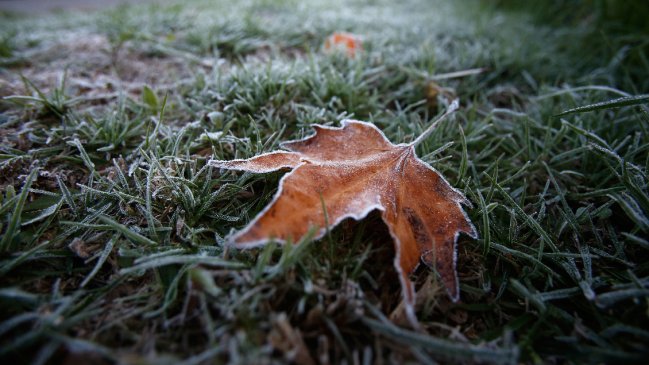  Temperaturas bajo cero se mantendrán hasta el miércoles en toda la zona central  