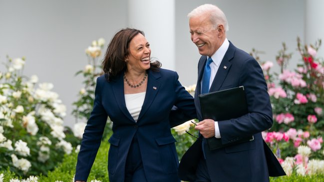   Kamala Harris agradeció apoyo de Biden y confirmó que quiere ser candidata 