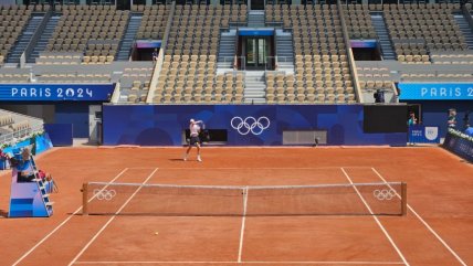   Nicolás Jarry cumplió su primer entrenamiento en París 2024 junto a Nicolás Massú 