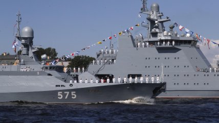   Putin presumió su poderío naval 