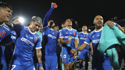   Universidad de Chile festejó en el Nacional tras la ajustada victoria ante Deportes Copiapó 