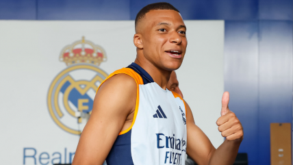  Kylian Mbappé realizó su primer entrenamiento como jugador de Real Madrid  