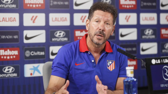   Simeone: Real Madrid parte como el mejor y los demás estaremos detrás para competir 