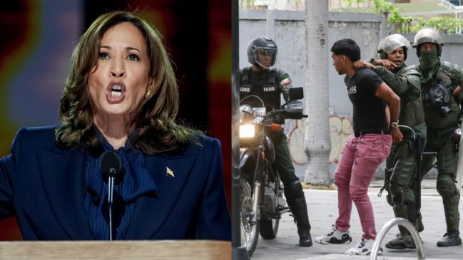   Kamala Harris urgió a militares venezolanos 