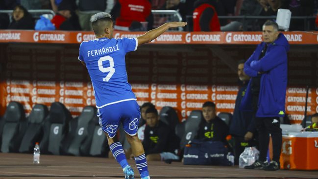   [VIDEO] Leandro Fernández bailó y festejó con los hinchas su golazo 