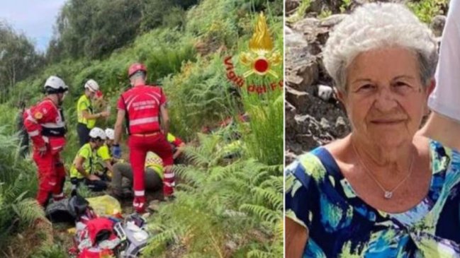   Anciana de 88 años sobrevivió cuatro días sola en un bosque de Italia 