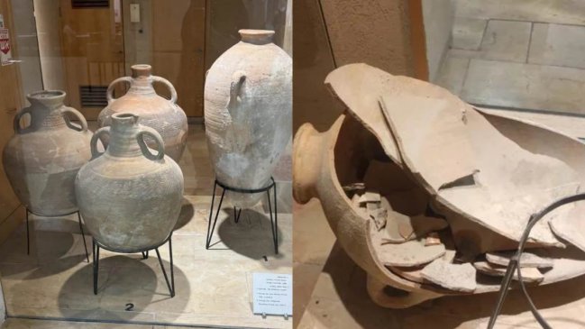  Niño rompió accidentalmente jarrón de 3.500 años de antigüedad en museo de Israel  