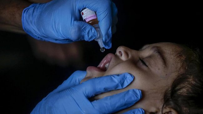  Vacunación contra la polio inicia en Gaza tras permanecer 25 años libre del virus  