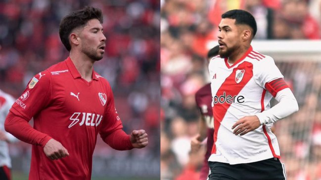   Duelo de chilenos: Independiente de Felipe Loyola igualó con River Plate de Paulo Díaz 