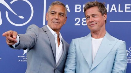   Como el vino: George Clooney y Brad Pitt presentan 