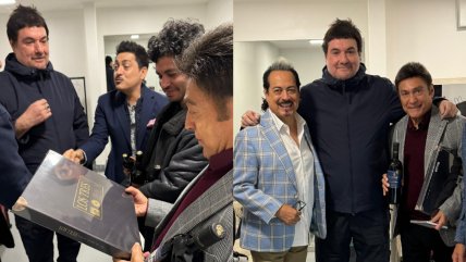   Jefe de jefes: Álvaro Henríquez tuvo amistoso encuentro con Los Tigres del Norte 