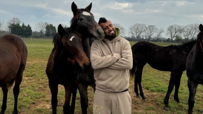   Arturo Vidal remató caballos del Haras Il Campione: Es difícil desprenderse de ellos 