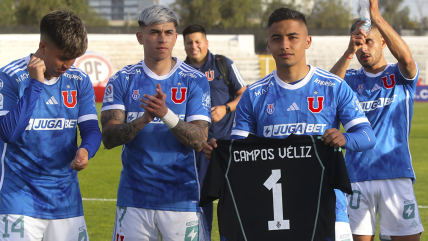   La U goleó a Palestino en la Copa Chile y dedicó el triunfo a Cristóbal Campos 