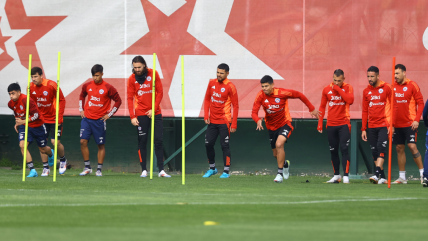   La penúltima práctica de La Roja camino al partido contra Bolivia 