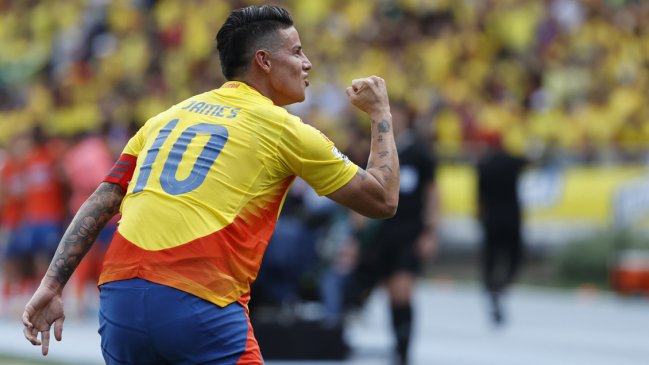  [VIDEO] ¡Apareció su figura! James Rodríguez puso en ventaja a Colombia contra Argentina  