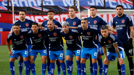   La formación de Universidad de Chile para recibir a Palestino en el Nacional 