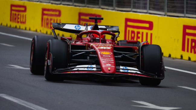   Charles Leclerc lideró la qualy y saldrá primero en el GP de Azerbaiyán 