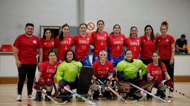   Chile debutó con un meritorio empate ante España en el Mundial Femenino de Hockey Patín 