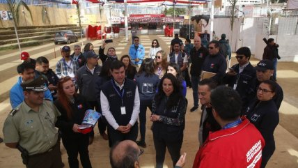   Autoridades fiscalizaron las fondas del Parque Alejo Barrios en Valparaíso previo a su inauguración 