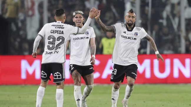   [VIDEO] Vidal asistió y Palacios lo igualó para Colo Colo con un golazo ante River 