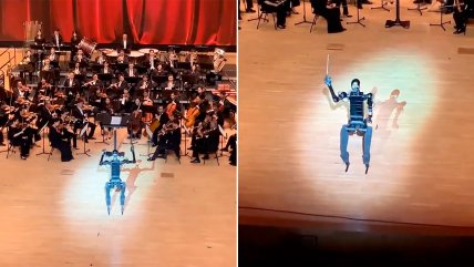   Robot dirigió una orquesta en China y presentó canción creada por él mismo 