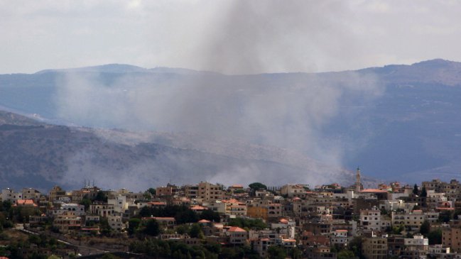   Israel lanzó más de 50 bombardeos en áreas del sur del Líbano 