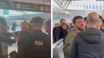   Argentina: Dirigente social se peleó en el aeropuerto apenas llegaba de visitar al papa 