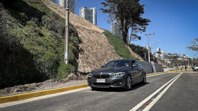   Viña del Mar: Concluyen obras para habilitar tránsito afectado por los socavones 