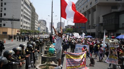   Transportistas y comerciantes paralizaron Lima por aumento de la delincuencia 