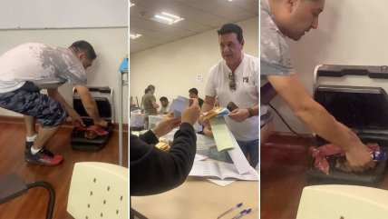   Presidente de mesa realizó insólito asado en pleno local de votación 