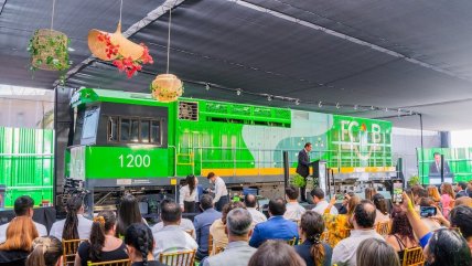   Antofagasta: Ponen en marcha primera locomotora a hidrógeno verde en Sudamérica 