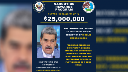   EEUU publicó carteles con recompensa por captura de Maduro y otros líderes venezolanos 