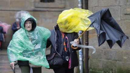   España: La potente tormenta Herminia azota con fuerza a Galicia 