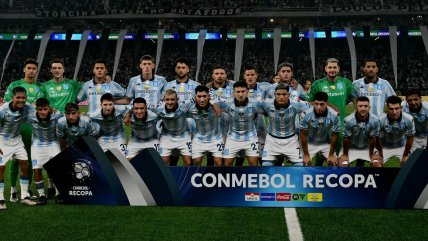   Gabriel Arias gritó campeón con Racing tras ganar ante Botafogo la Recopa Sudamericana 