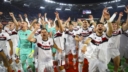   Bologna superó a AC Milan y rompió una sequía de 51 años al coronarse en la Copa Italia 