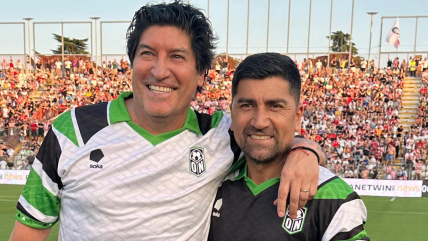 Iván Zamorano y David Pizarro compartieron en partido de Iván Zamorano y David Pizarro compartieron en partido de