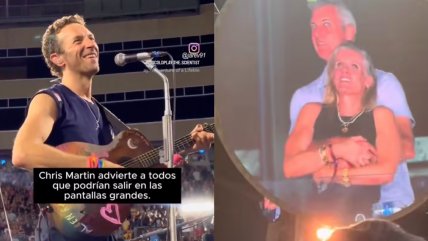   Concierto de Coldplay comenzó con una advertencia de Chris Martin tras caso de CEO 