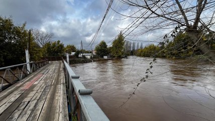 Sistema frontal: Piden evacuar sectores de Concepción por eventual desborde de Río Andalién Sistema frontal: Piden evacuar sectores de Concepción por eventual desborde de Río Andalién