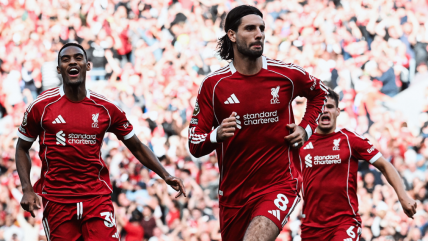   Liverpool ganó un áspero duelo con Arsenal gracias a un golazo de Szoboszlai 