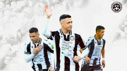   Udinese se despidió de Alexis Sánchez: 