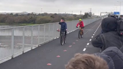   Presidente Boric inauguró el Puente Industrial en el Biobío: Es el más largo de Chile 