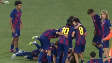  Barcelona ganó el Mundial de Clubes juvenil tras vencer a Racing en la final 