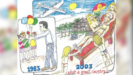   Fotos, dibujos y chistes sexuales: Así es el libro de cumpleaños de Jeffrey Epstein 