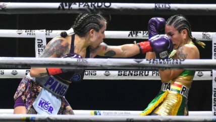   Daniela Asenjo se lució ante su público en velada boxeril en Valdivia 