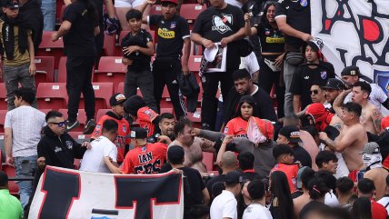   Gonzalo Durán por pelea de hinchas de Colo Colo en el Nacional: Aplicaremos las sanciones que corresponden 