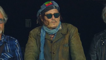   [VIDEO] Johnny Depp dijo presente en La Bombonera para el duelo entre Boca ante Tigre 