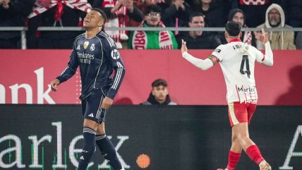   Real Madrid empató con Girona y cedió el liderato a Barcelona en La Liga de España 